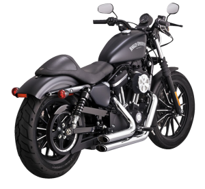 Shortshots Staggered Exhaust System Chrome 