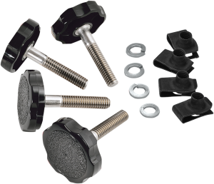 Saddlebag Fasteners Black