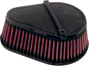 High Flow Air Filter Black, Red