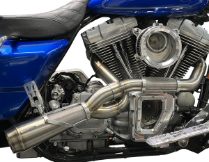 Big Sexy 2-into-1 High Performance Exhaust Raw, 2, nordicamoto.ro