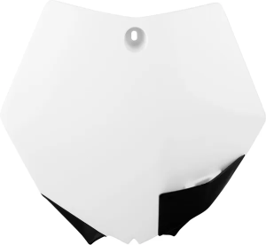 Front Number Plate White 