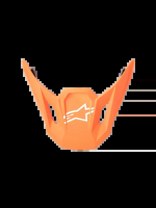 Sm7 Core Helmet Visor Orange 