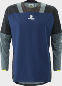 Tricou Husqvarna Gotland Blue/Grey/Black