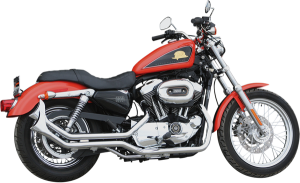 1-3/4(r) Side-by-side Upsweep Fishtail Exhaust System Black