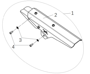 PROTECȚIE LANȚ CFMOTO 700CL-X – NEGRU, 11, nordicamoto.ro