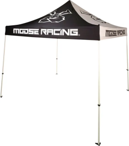 MOOSE RACING Collapsible Canopy Black, White 