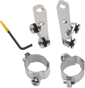 Custom Lower Deflector Mount Kit Silver, 1, nordicamoto.ro