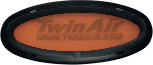 Oval Airbox Vent Black, Orange