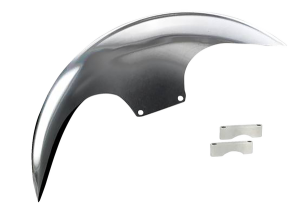 Cafe Front Fender For 21(r) Wheel Silver, 1, nordicamoto.ro