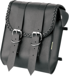 Braided Sissy Bar Bag Black