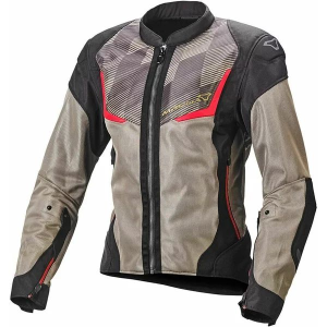 Geaca de vara textil dama Macna Orcano M Maro/Negru/Rosu, 3, nordicamoto.ro