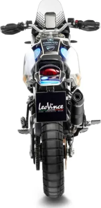Tobă de eșapament LeoVince LV One Evo Black Edition Slip-On pentru Ducati DesertX, 4, nordicamoto.ro