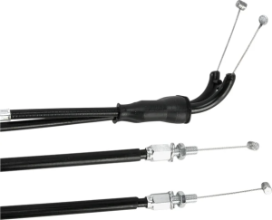 Cablu de accelerație din vinil negru, model standard negru, 2, nordicamoto.ro