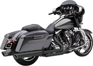 909 Twins Slip-on Mufflers Black