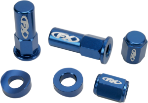 Valve Cap/rim Lock Kits Blue, Anodized, 1, nordicamoto.ro