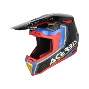 Casca Acerbis Whoops Graphic Negru/Albastru