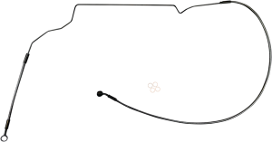Braided Front Brake Line Black, Black Pearl Standard, 3, nordicamoto.ro