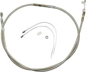 High-efficiency Polished Stainless Clutch Cable Silver, 1, nordicamoto.ro