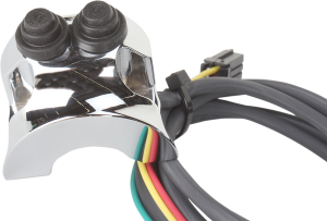 Chrome Legend Handlebar Mounted Control Silver, 3, nordicamoto.ro