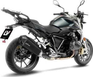 Tobă de eșapament LeoVince LV-12 R Black Edition Slip-On pentru BMW R 1250 R / R 1250 RS, 2, nordicamoto.ro