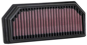 High-flow Air Filter Black, Red, 3, nordicamoto.ro