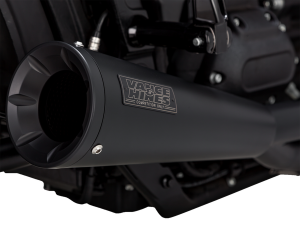 2-into-1 Upsweep Exhaust System Black, 2, nordicamoto.ro
