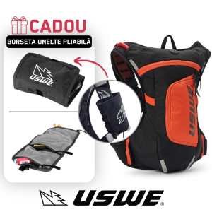 Rucsac Hidratare USWE Moto Hydro 4L Factory Orange, nordicamoto.ro