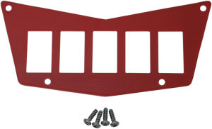 Center Dash Plate Red, 1, nordicamoto.ro