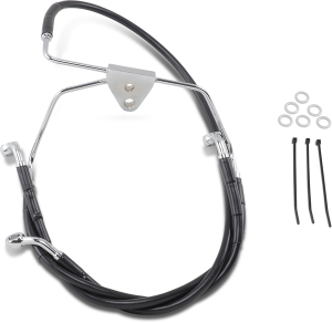 Stainless Steel Brake Line Kit Black