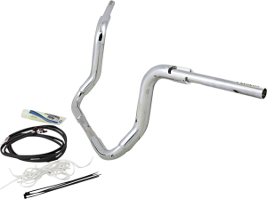 1-1/2(r) Ez Install Rounded Top Handlebar Kit Silver, 2, nordicamoto.ro