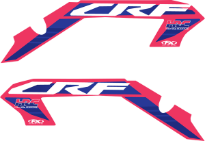 Replacement Oem Tank/shroud Graphics Red