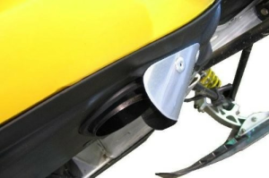 Skinz Exhaust Outlet Deflector Polished Alum. Ski-Doo Rev & Rev XP,XS,XM