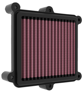 High-flow Air Filter Black, Red, 3, nordicamoto.ro
