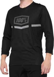 Tricou MTB 100% Airmatic 3/4 Sleeve Black