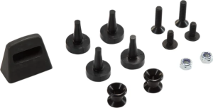 Adapter Kit For Adventure Rack Black, 1, nordicamoto.ro