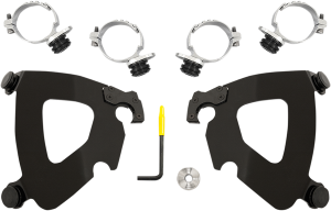 Gauntlet Fairing Trigger-lock Hardware Kit Black, 1, nordicamoto.ro