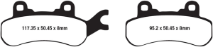 Long-life Sintered (r)r(r) Brake Pads