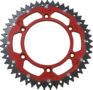 MOOSE RACING Dual Sprocket Red , nordicamoto.ro