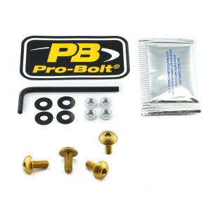 Screen Bolt Aluminium Gold