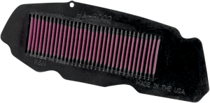 Scooter Replacement High-flow Air Filter Black, Red, 1, nordicamoto.ro