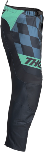 Pantaloni copii Thor Sector Birdrock Dark Blue/Mint 20, 3, nordicamoto.ro