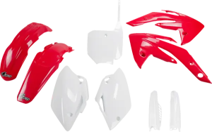 Full Body Replacement Plastic Kit Red, White