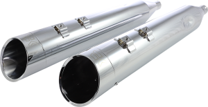 4-1/2(r) Hp-plus® Slip-on Mufflers Silver, Chrome, 1, nordicamoto.ro