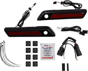 Saddlebag Led Latch Light Red