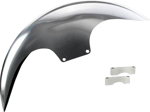 Cafe Front Fender For 21(r) Wheel Silver, 1, nordicamoto.ro