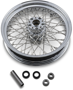 Rear Wheel 16x3.5 60-spoke Chrome Silver