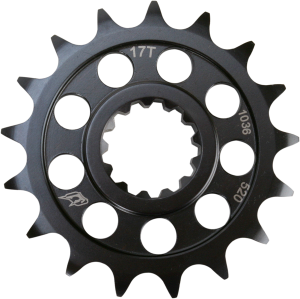 Lightweight Steel Sprocket Black, Zinc, 1, nordicamoto.ro