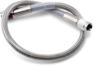 Universal Brake Line Silver, Clear-coated