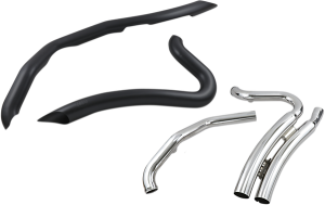 Speedster Swept Short Exhaust System Black