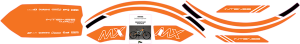 Graphics Kit For Tazer Mx Orange, 1, nordicamoto.ro